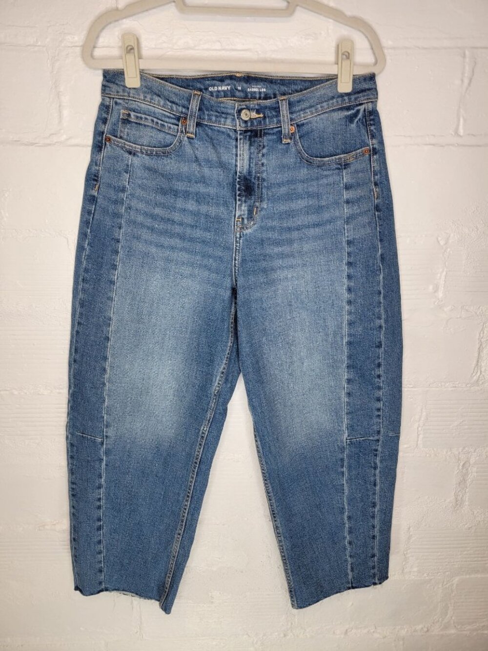 Old Navy Two-Tone Blue Cropped Jeans